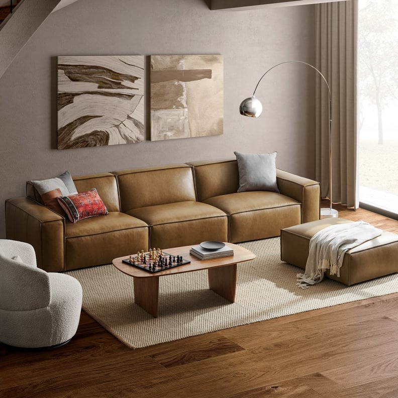 Best Leather Extra-Deep Sofa